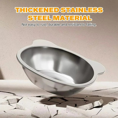 My Furrball 15° Tilted Stainless Steel Bowl
