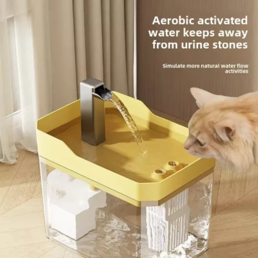 My Furrball Transparent Cat Water Fountain