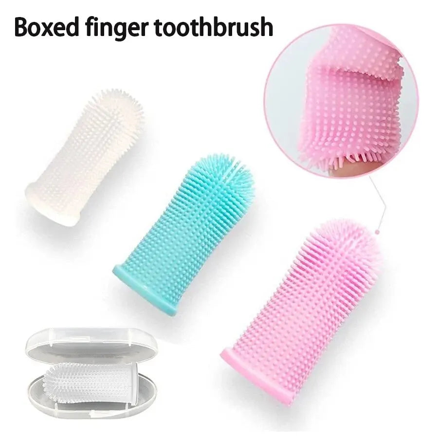 My Furrball Silicone Finger Toothbrush