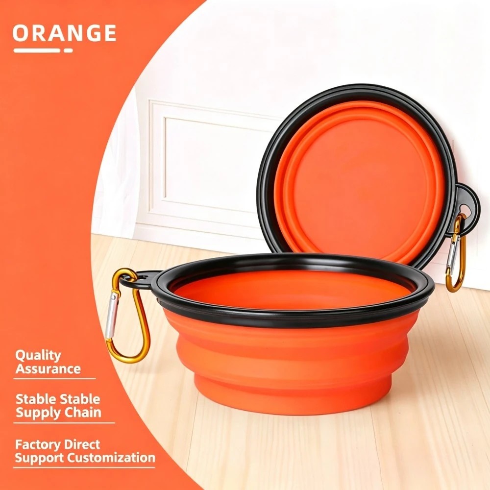 My Furrball 2-in-1 Folding Travel Bowl