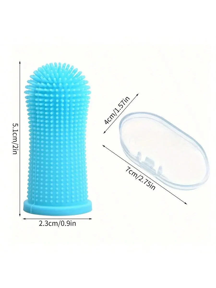 My Furrball Silicone Finger Toothbrush