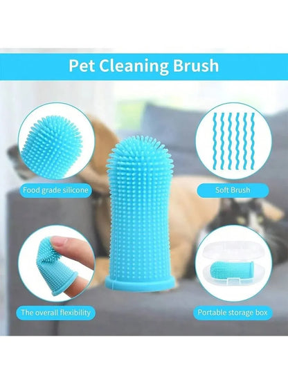 My Furrball Silicone Finger Toothbrush